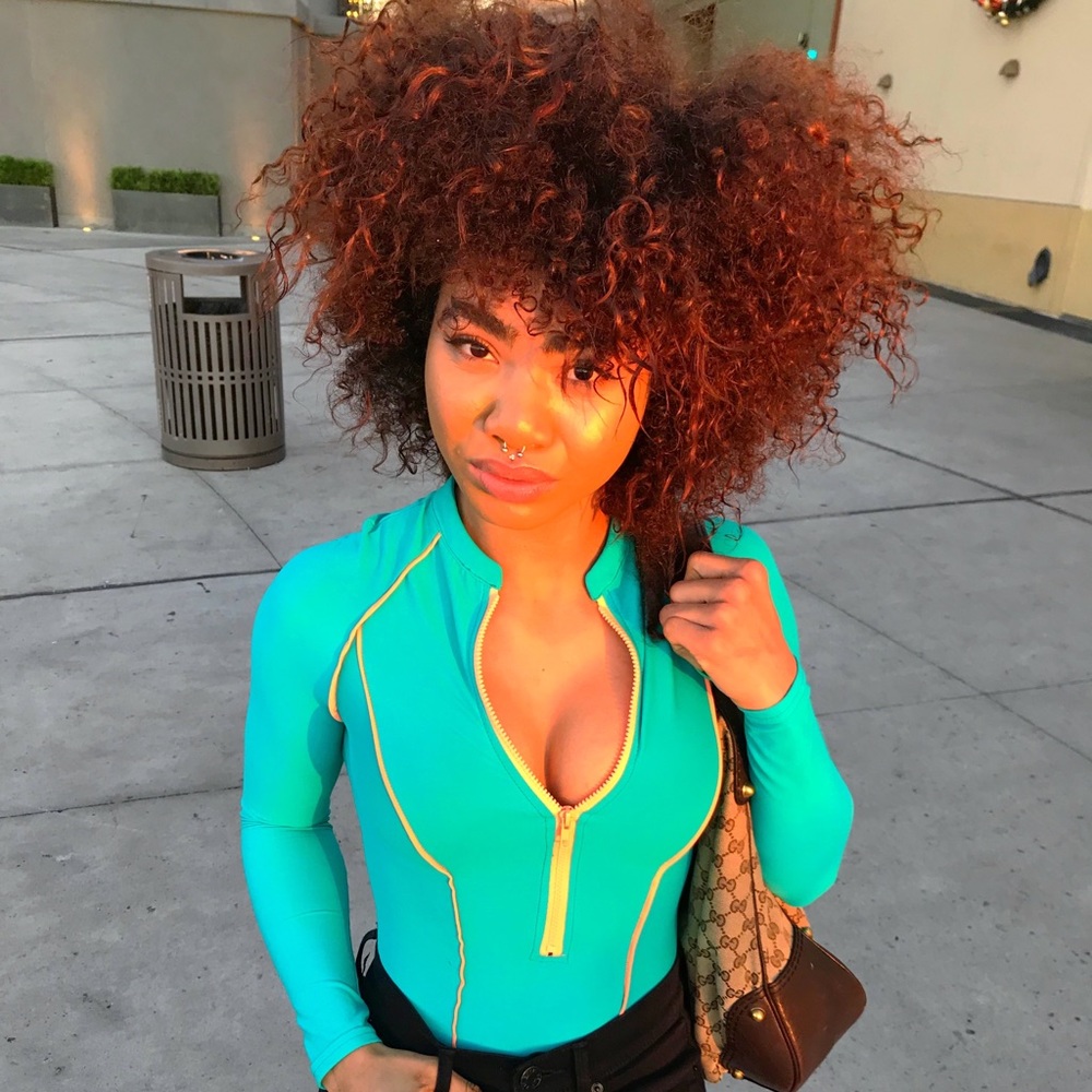 Hot & Delicious Blue Long Sleeve One-Piece